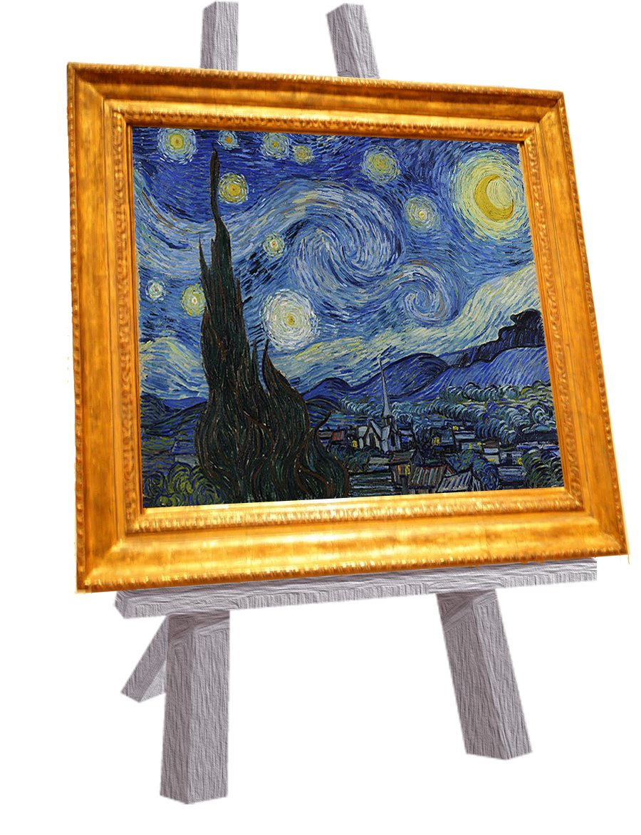 A noite estrelada · Vincent van Gogh | MoMA, The Museum of Modern Art · Gigapixel · Google Art Project ::.. créditos da imaxe